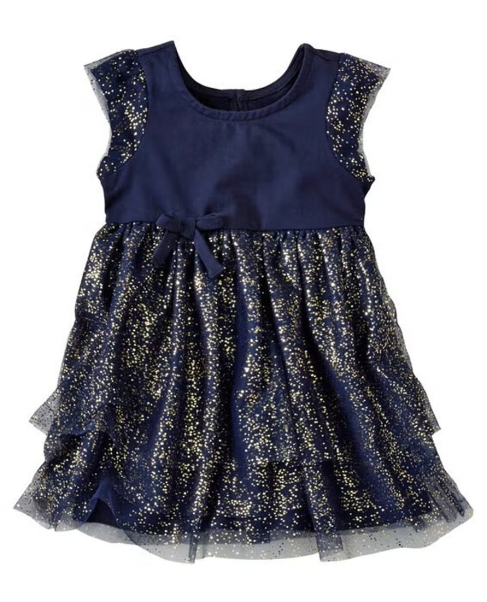 Hanna Andersson Soft Glitter Dress – Navy 75 12-18 months